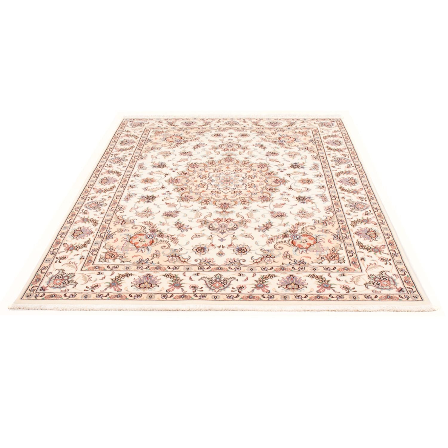 Alfombra Persa - Tabriz - Real - 203 x 148 cm - crema