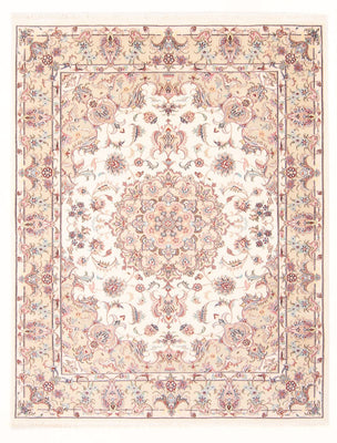 Alfombra Persa - Tabriz - Real - 196 x 150 cm - crema
