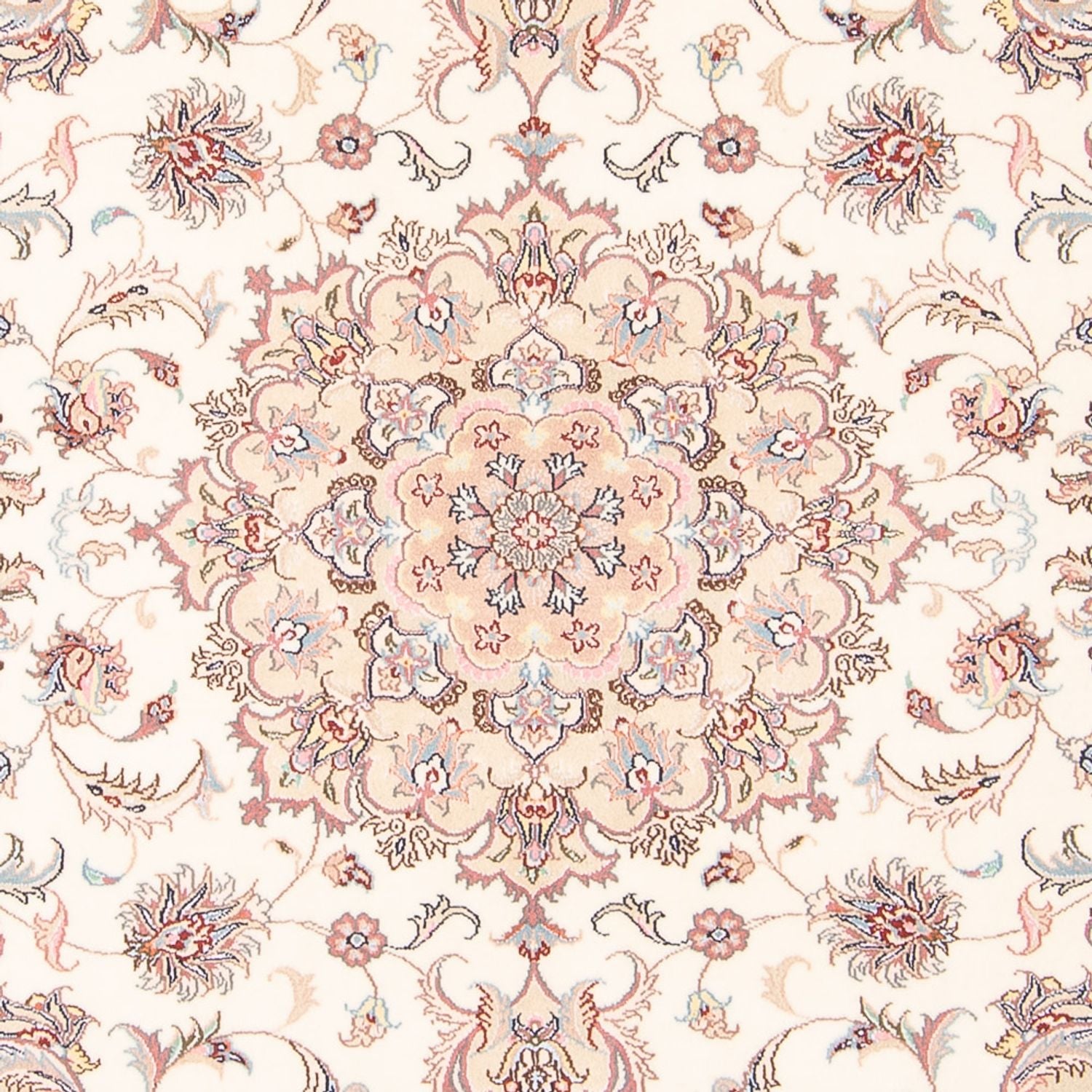 Alfombra Persa - Tabriz - Real - 196 x 150 cm - crema
