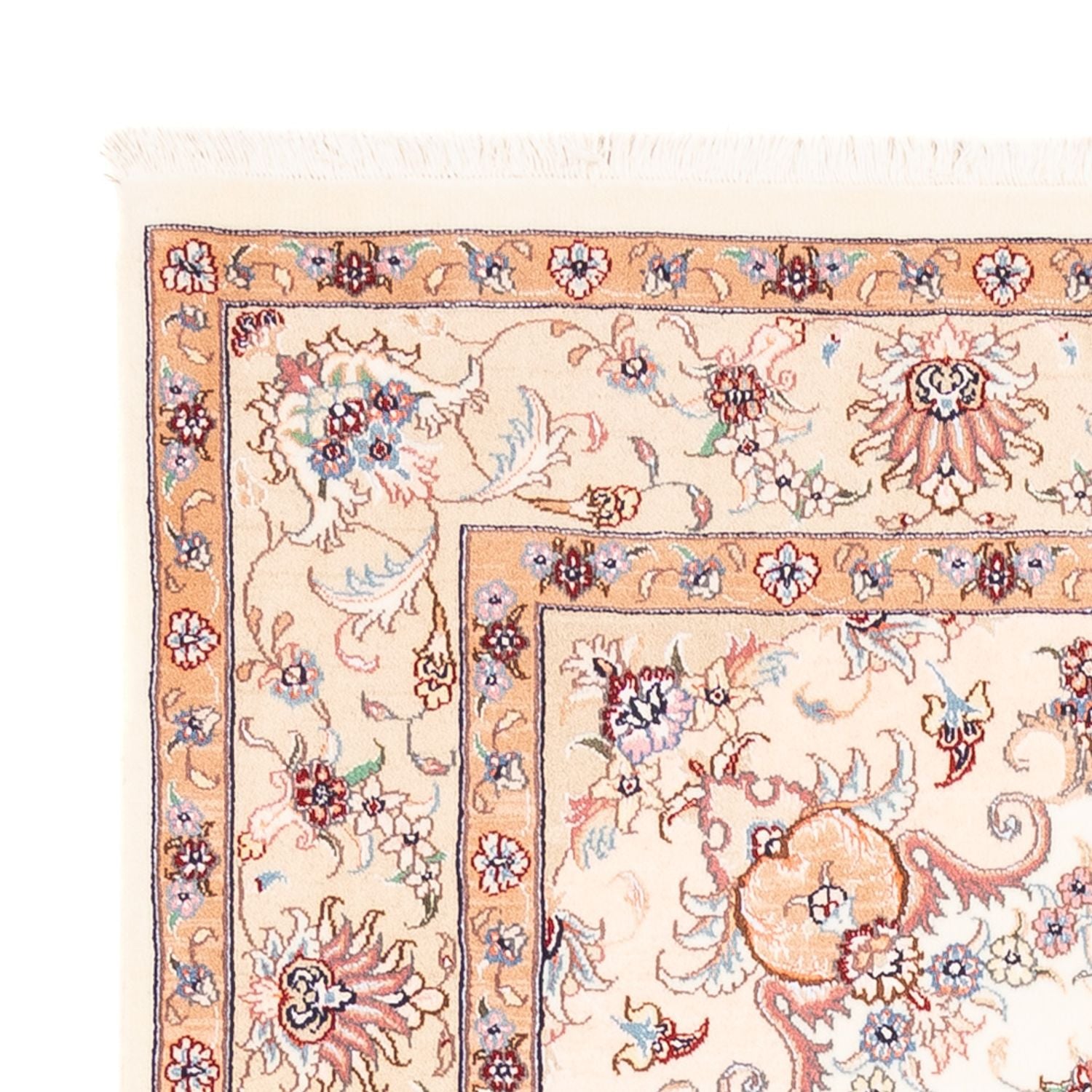 Alfombra persa - Tabriz - 200 x 150 cm - crema