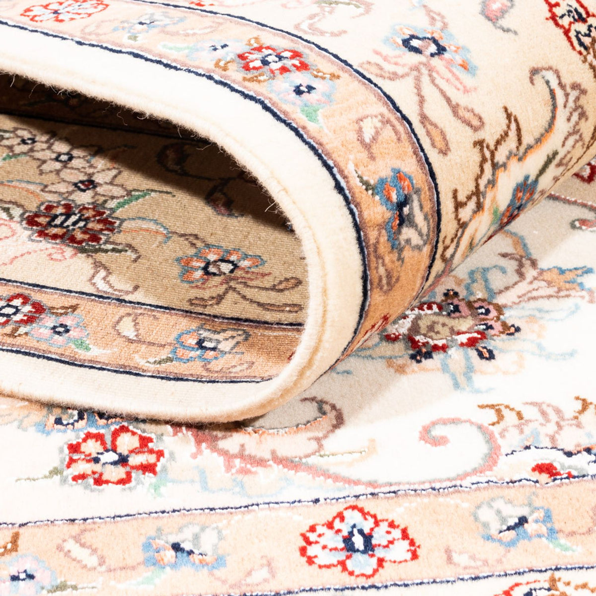 Alfombra persa - Tabriz - 200 x 150 cm - crema