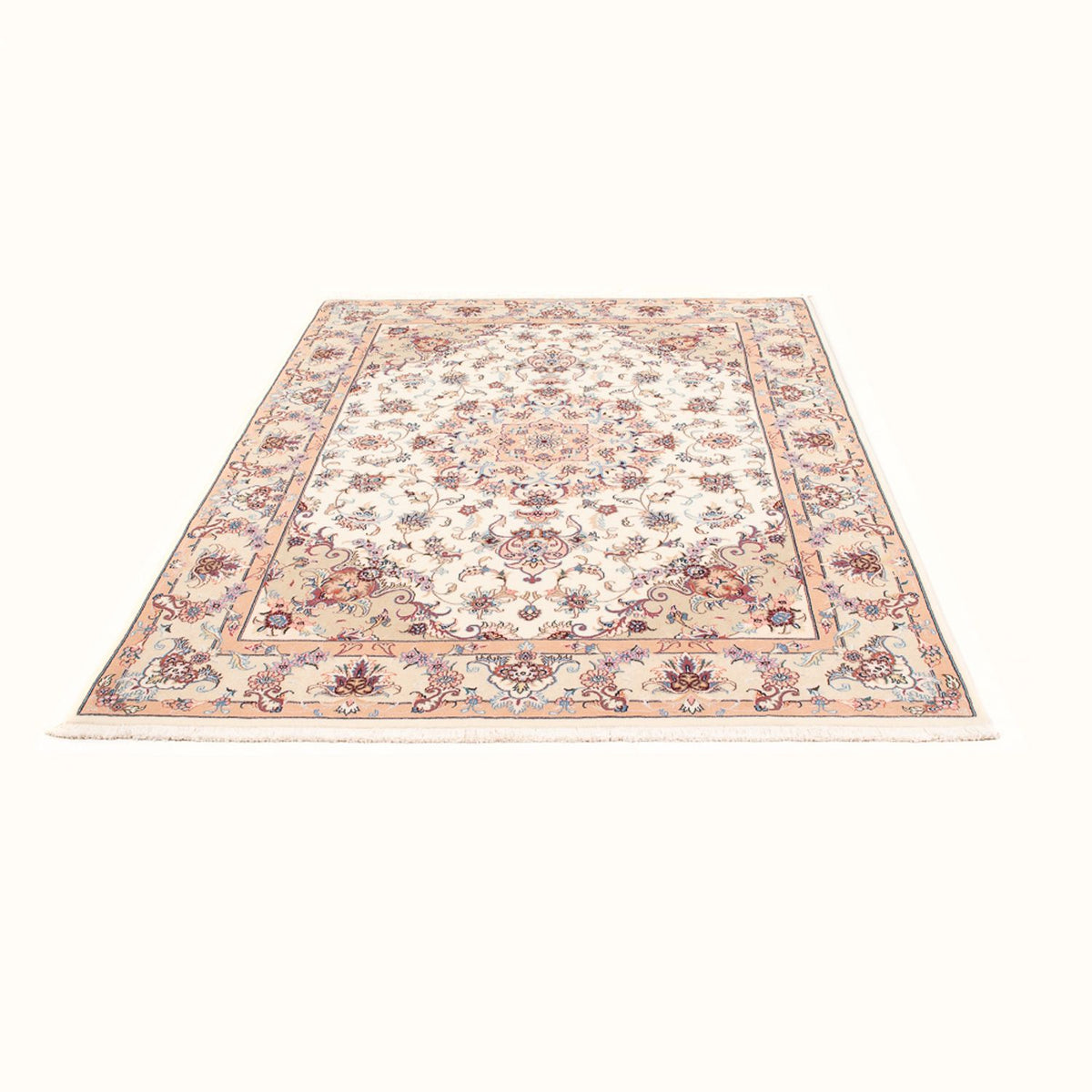 Alfombra Persa - Tabriz - Real - 200 x 147 cm - crema