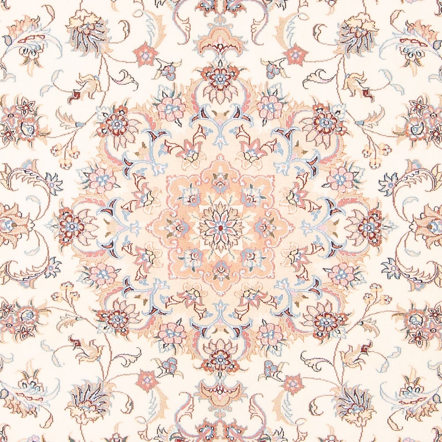 Alfombra Persa - Tabriz - Real - 195 x 147 cm - crema