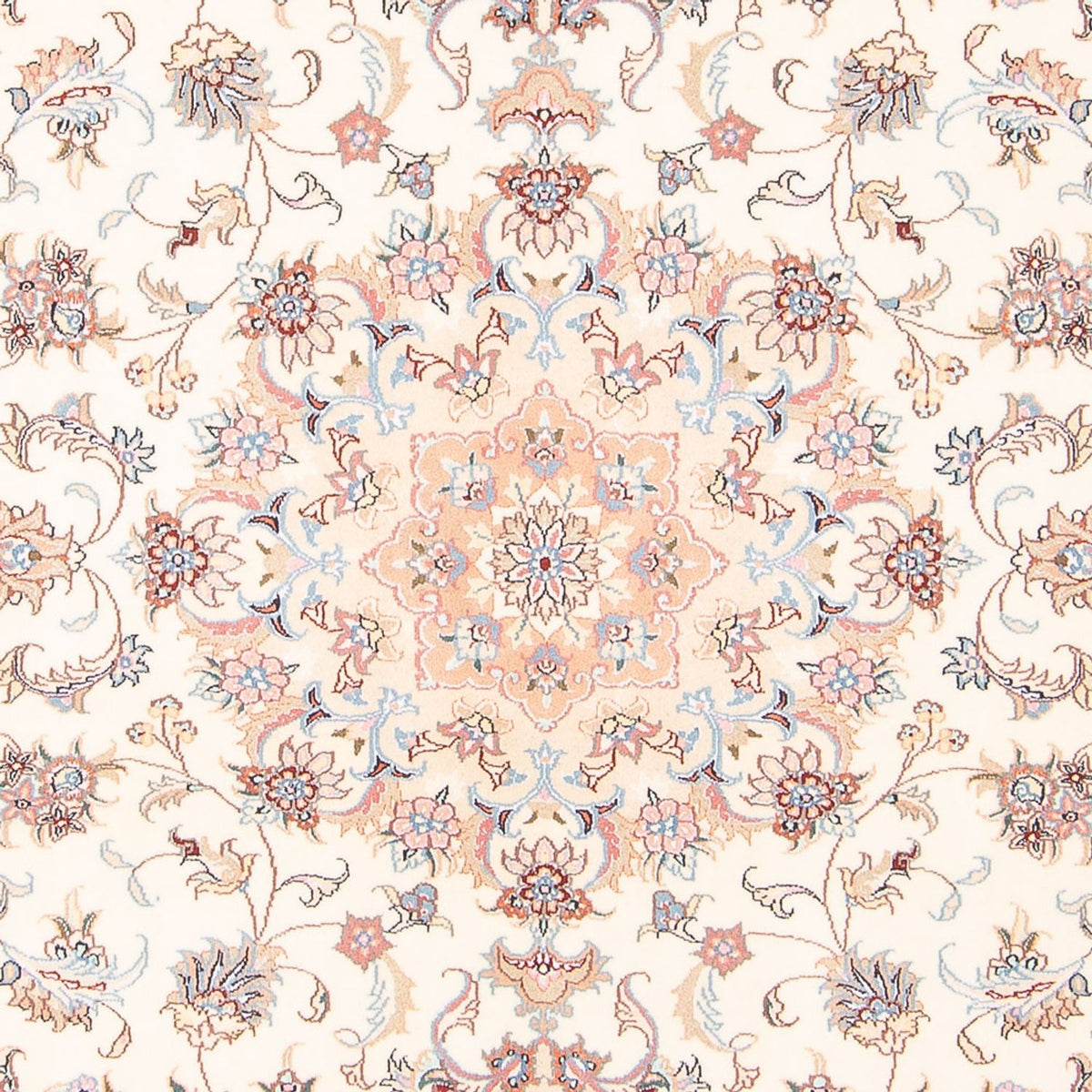 Alfombra Persa - Tabriz - Real - 195 x 147 cm - crema