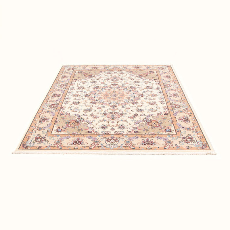 Alfombra Persa - Tabriz - Real - 195 x 147 cm - crema