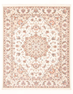 Alfombra Persa - Tabriz - Real - 197 x 152 cm - crema