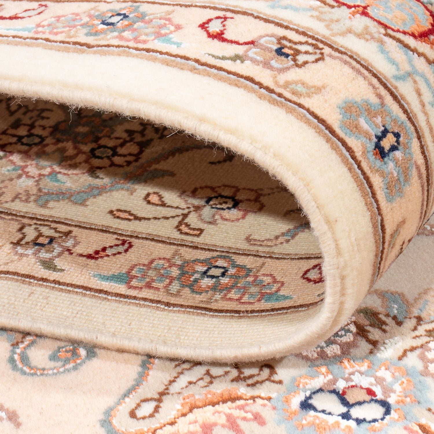 Alfombra Persa - Tabriz - Real - 197 x 152 cm - crema