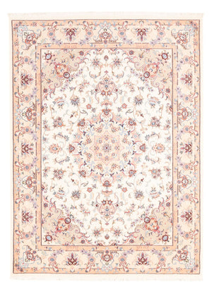 Alfombra persa - Tabriz - 202 x 150 cm - crema