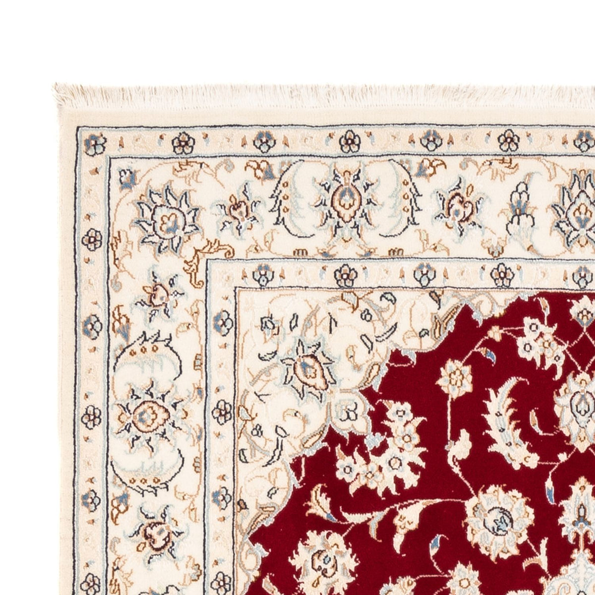 Alfombra Persa - Nain - Prima - 176 x 117 cm - rojo