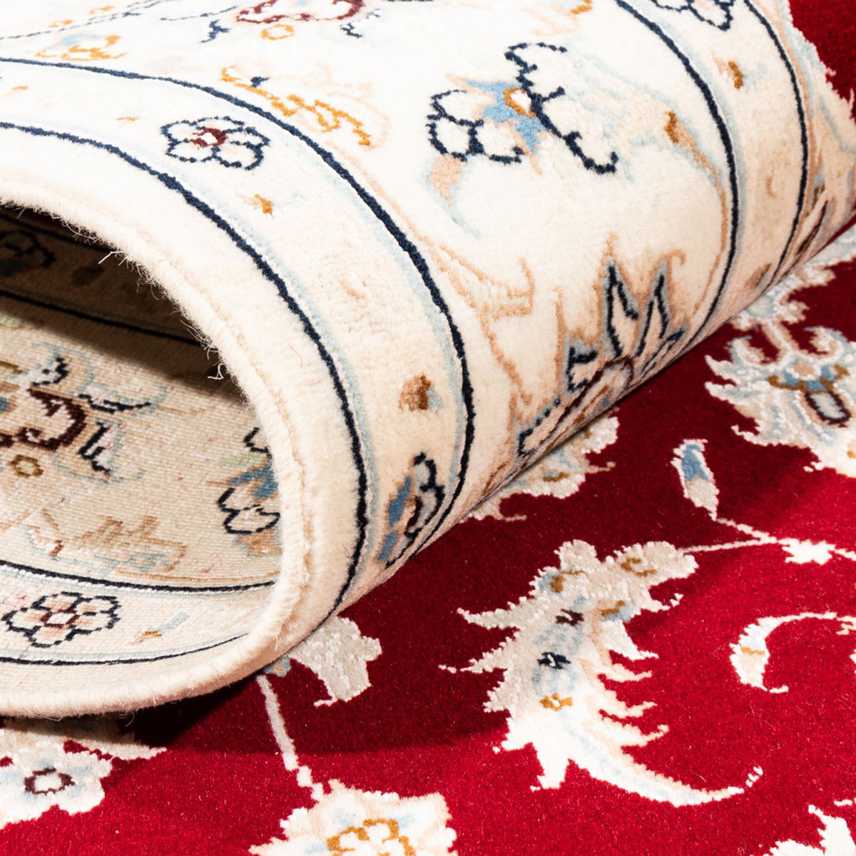 Alfombra Persa - Nain - Prima - 176 x 117 cm - rojo