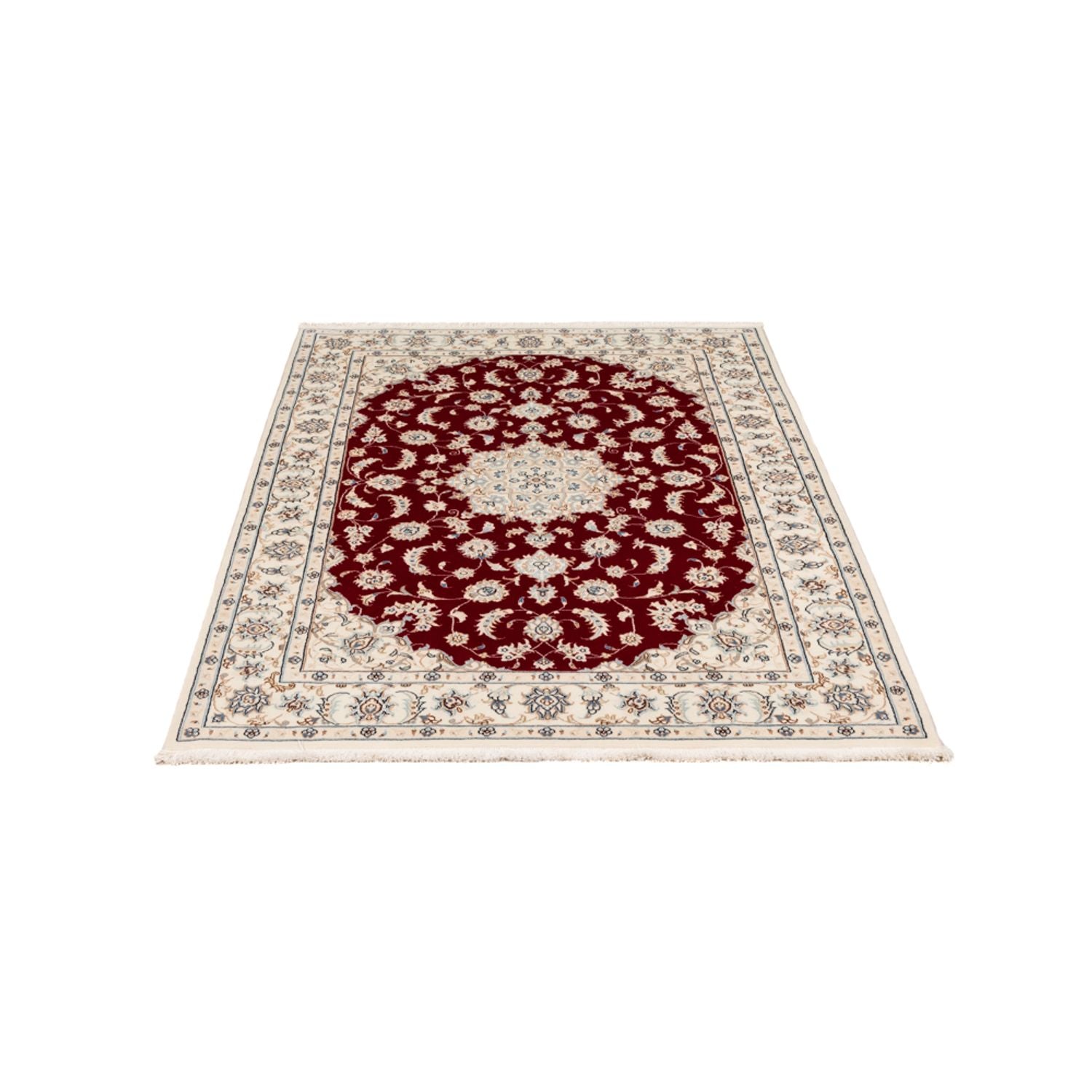 Alfombra Persa - Nain - Prima - 176 x 117 cm - rojo