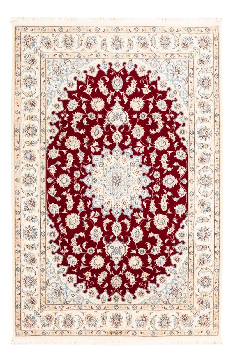 Alfombra Persa - Nain - Prima - 176 x 119 cm - rojo