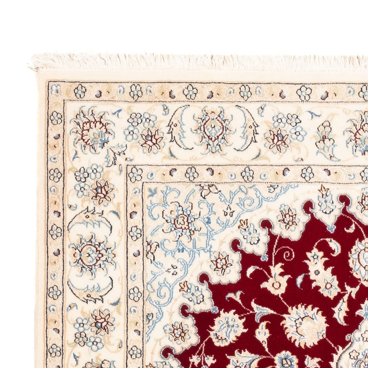 Alfombra Persa - Nain - Prima - 176 x 119 cm - rojo