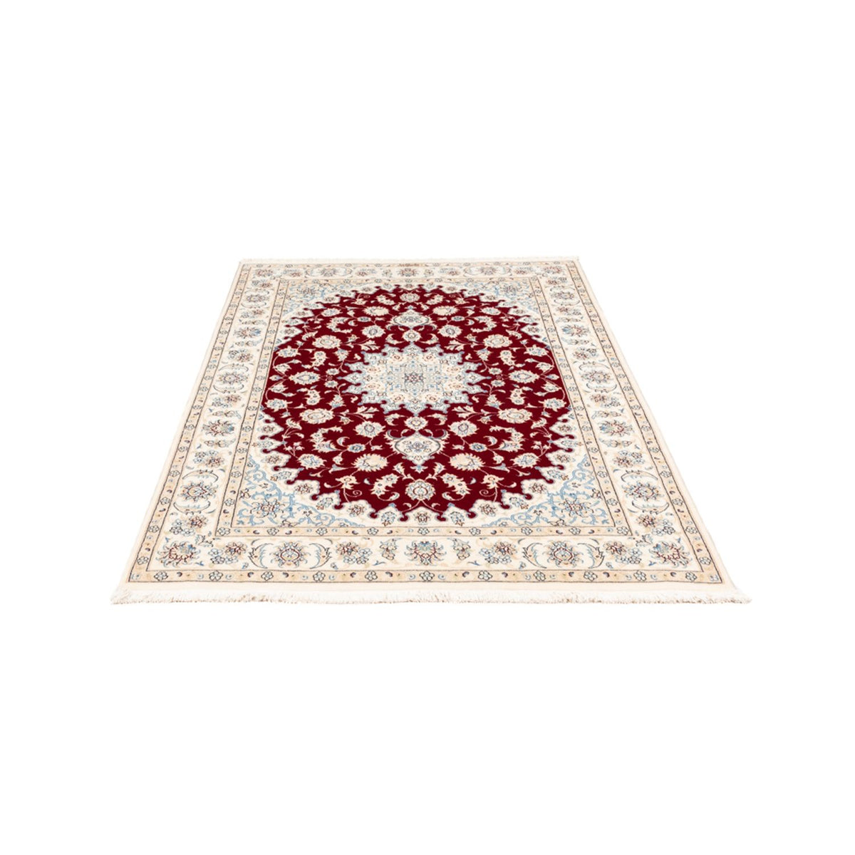 Alfombra Persa - Nain - Prima - 176 x 119 cm - rojo