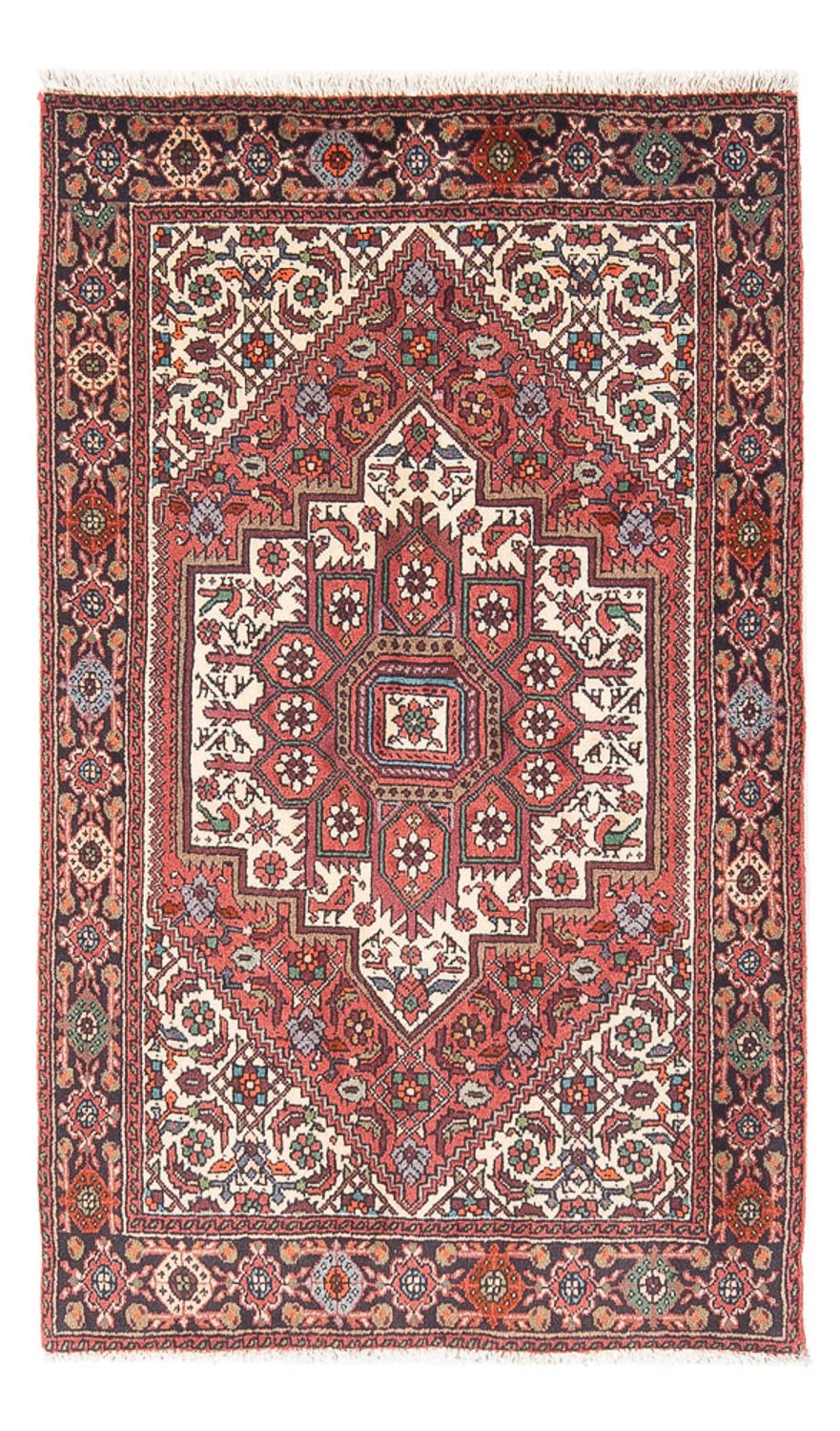 Alfombra persa - Nómada - 120 x 81 cm - rojo claro