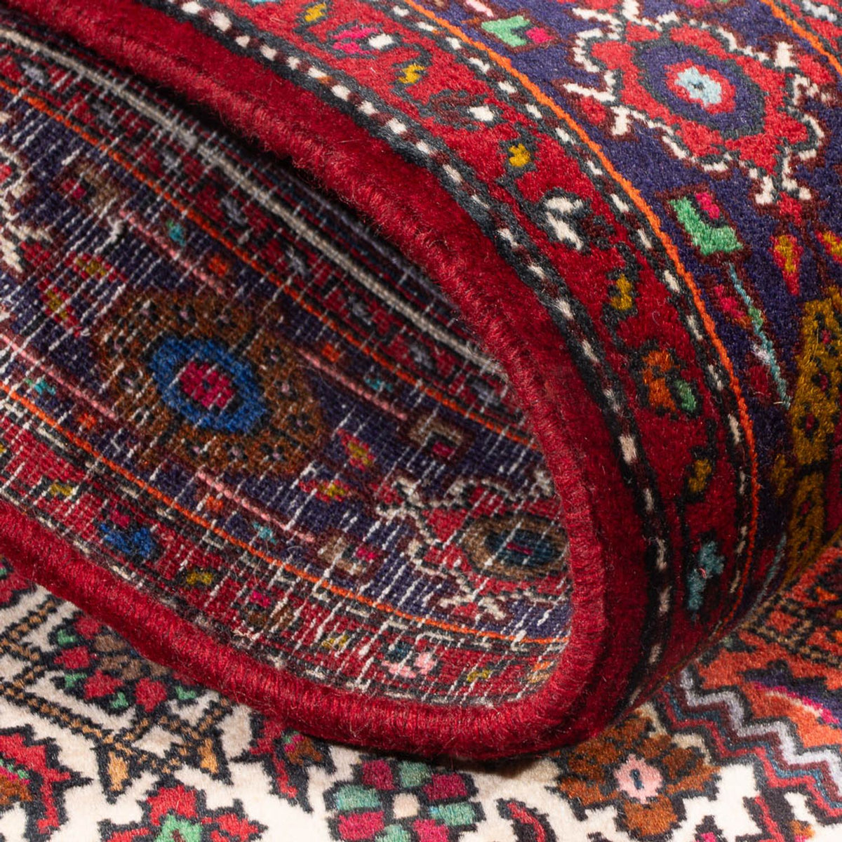 Alfombra persa - Nómada - 127 x 83 cm - rojo