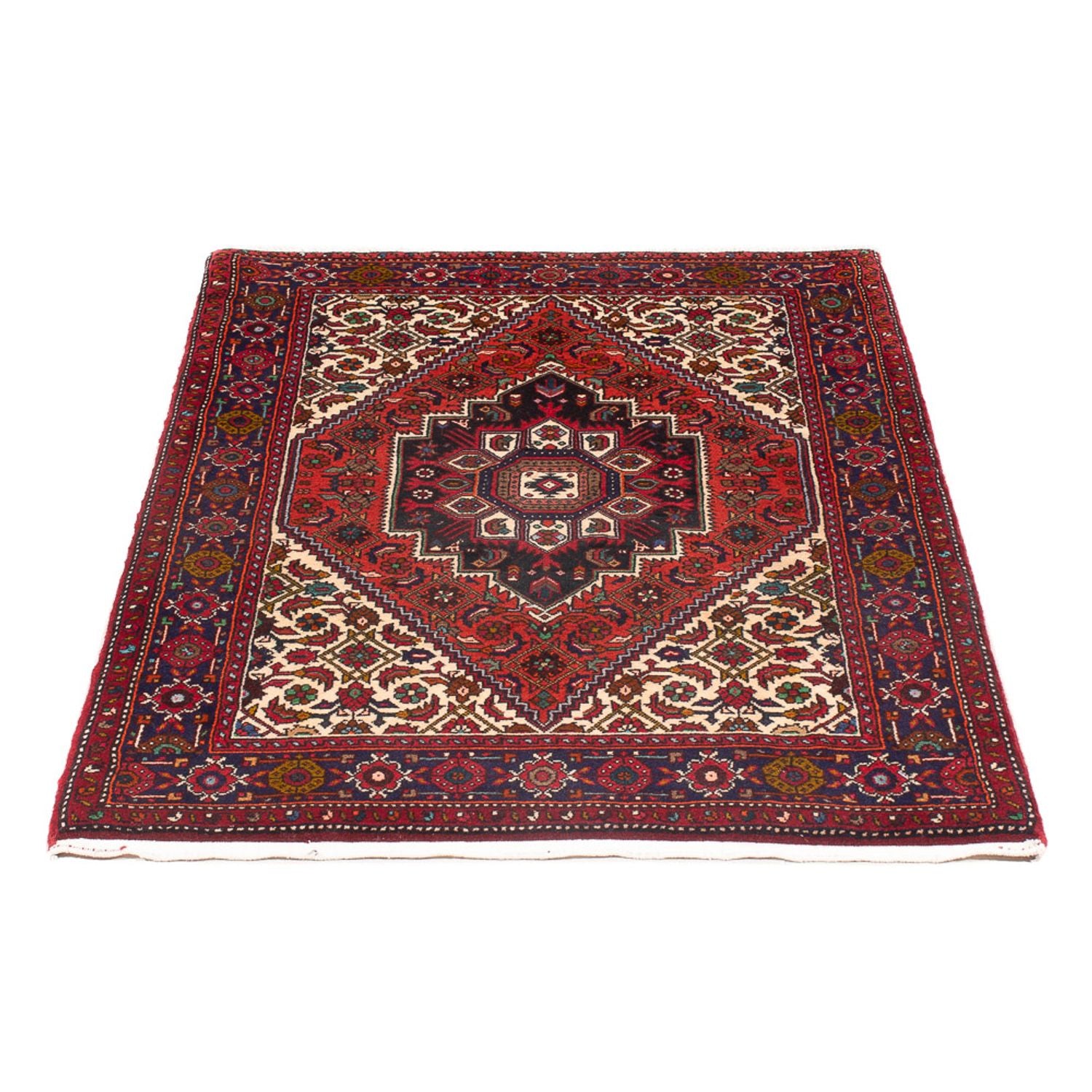 Alfombra persa - Nómada - 127 x 83 cm - rojo