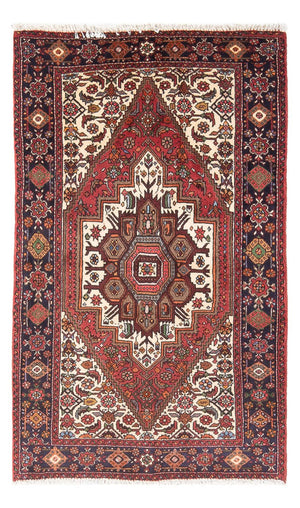 Alfombra persa - Nómada - 123 x 80 cm - crema