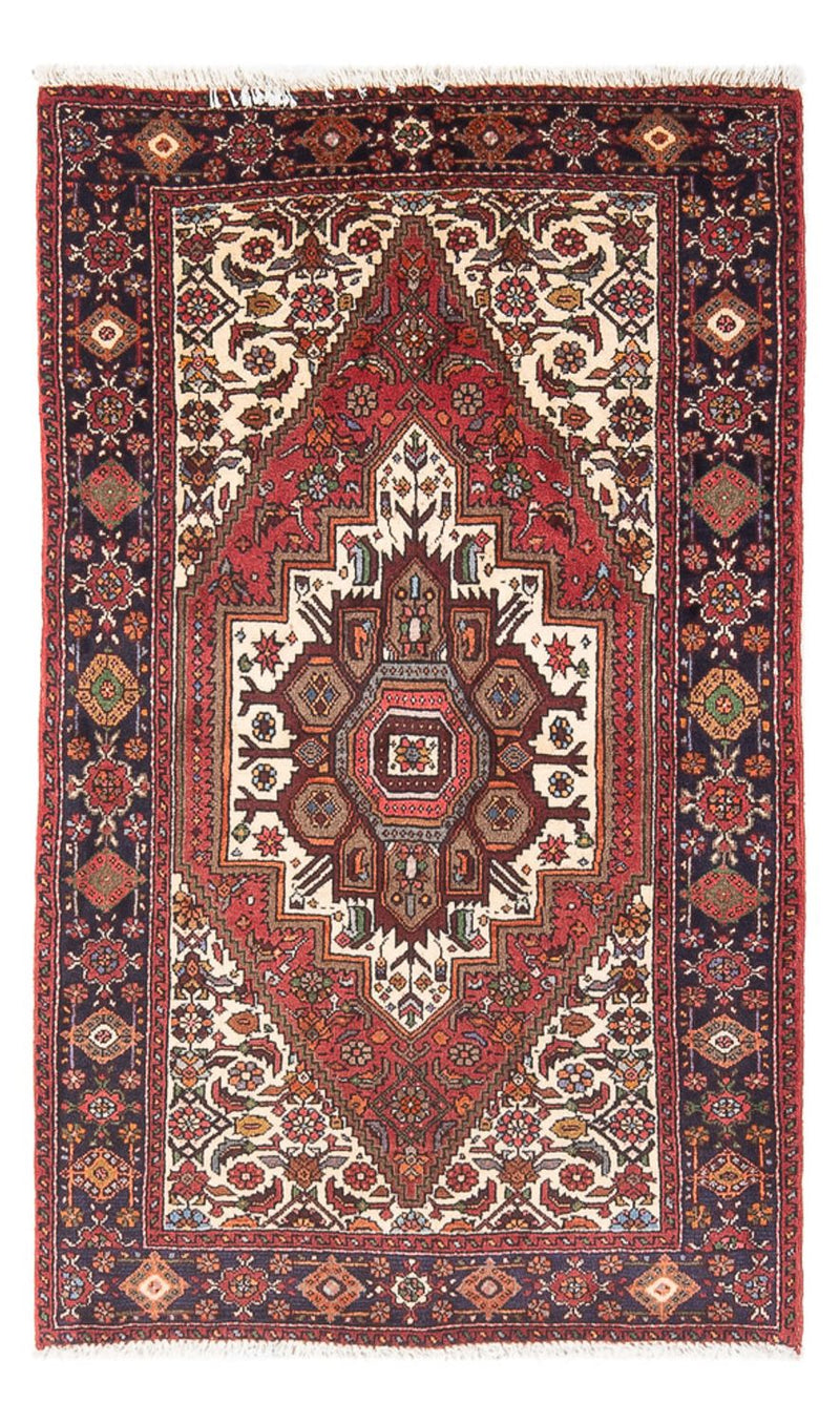 Alfombra persa - Nómada - 123 x 80 cm - crema