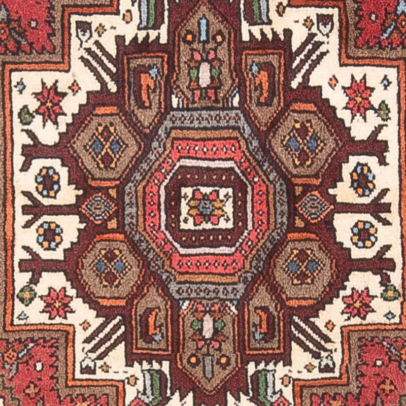 Alfombra persa - Nómada - 123 x 80 cm - crema