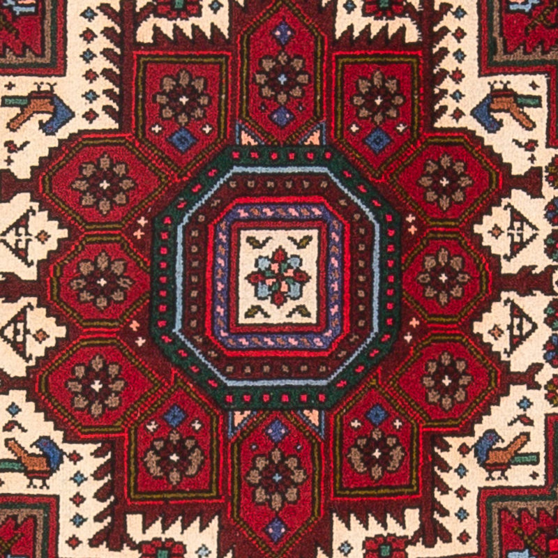 Alfombra persa - Nómada - 122 x 78 cm - crema
