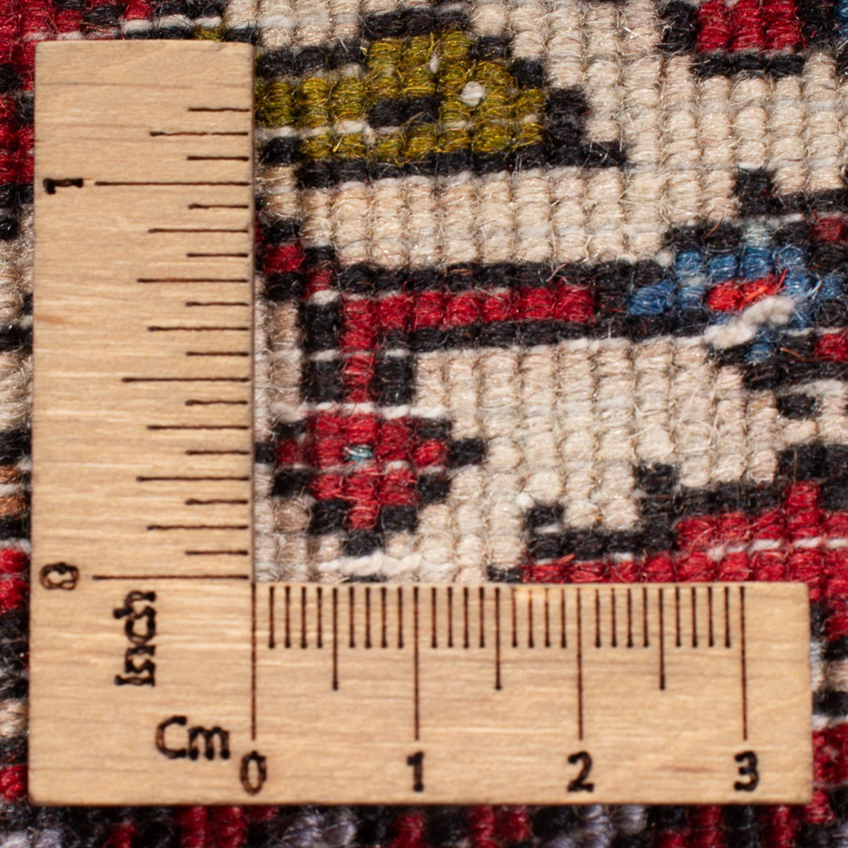 Alfombra persa - Nómada - 122 x 78 cm - crema