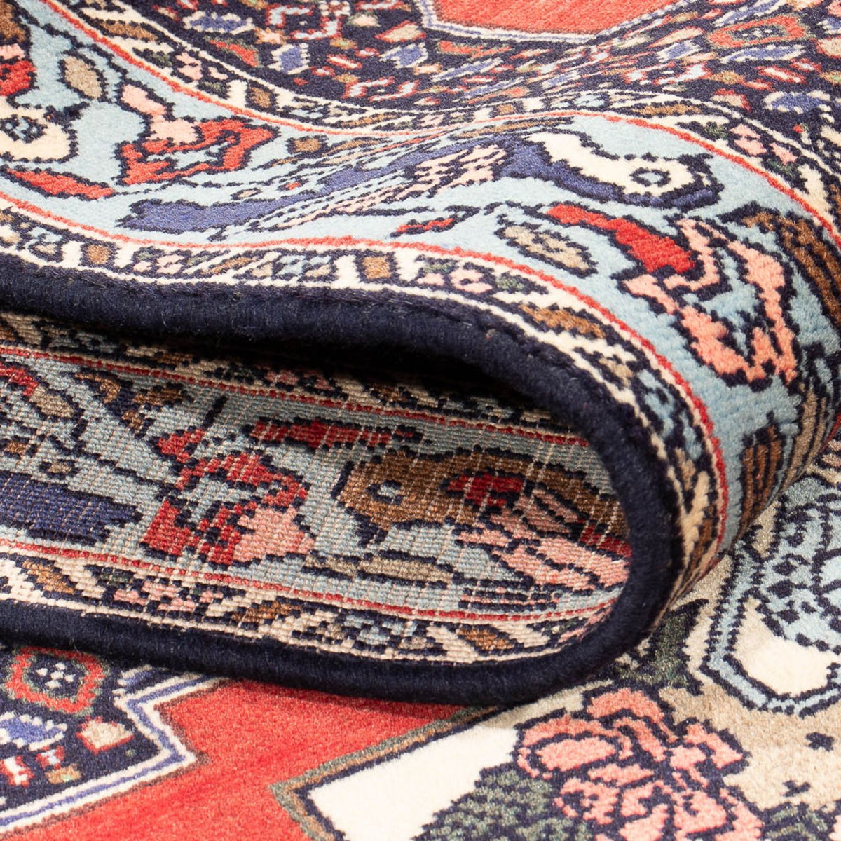 Alfombra de pasillo Alfombra persa - Clásica - 378 x 89 cm - rojo