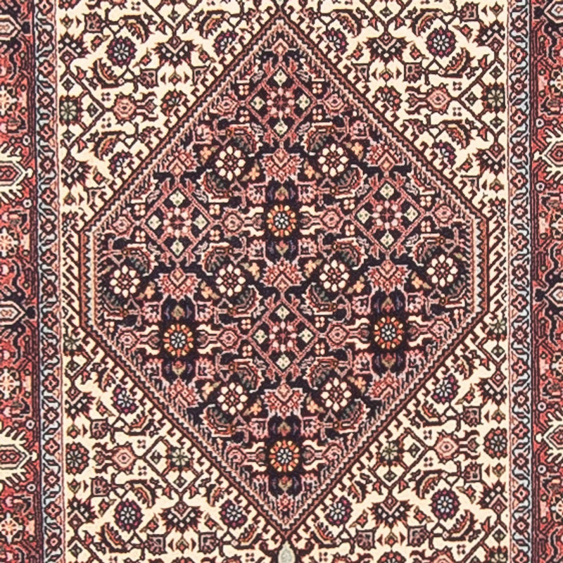 Alfombra de pasillo Alfombra persa - Bidjar - 410 x 67 cm - crema