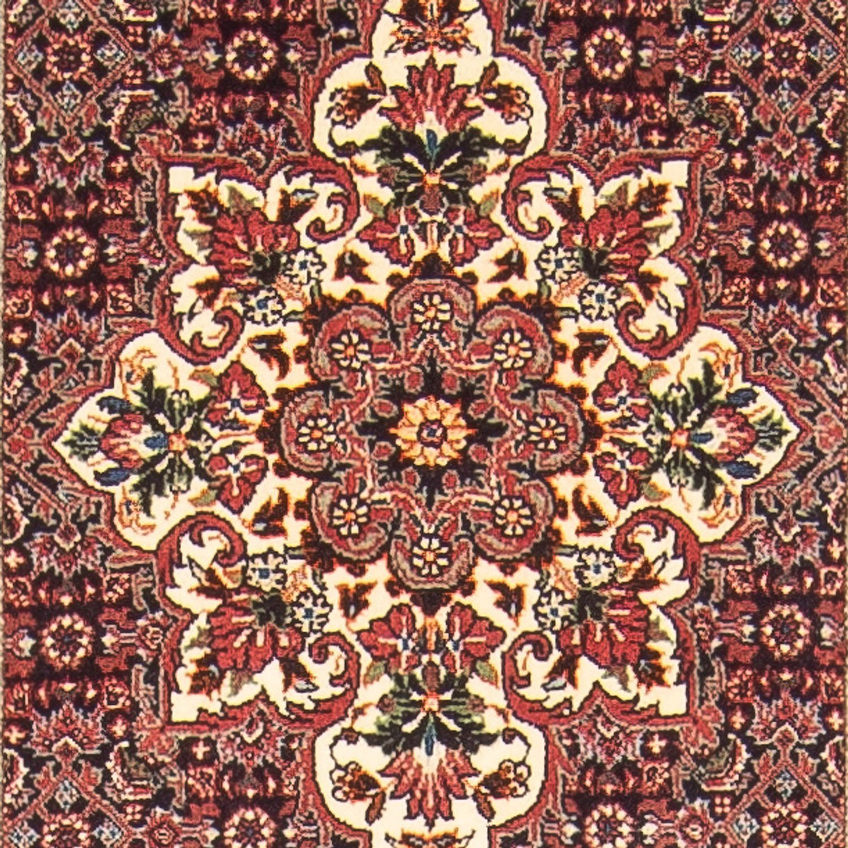 Alfombra de pasillo Alfombra persa - Bidjar - 357 x 70 cm - azul oscuro