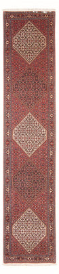 Alfombra de pasillo Alfombra persa - Bidjar - 384 x 77 cm - rojo