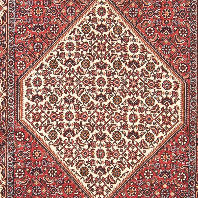 Alfombra de pasillo Alfombra persa - Bidjar - 384 x 77 cm - rojo