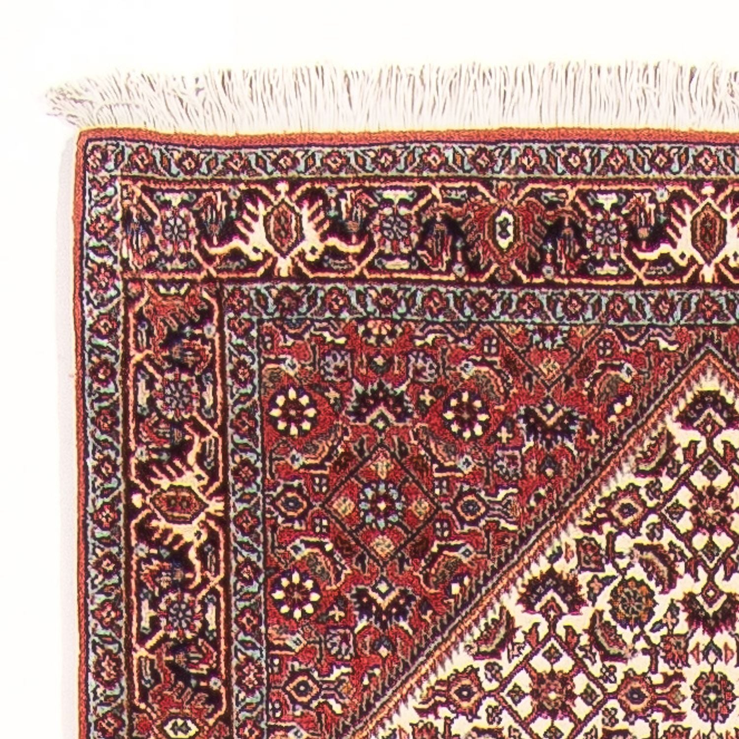 Alfombra de pasillo Alfombra persa - Bidjar - 384 x 77 cm - rojo
