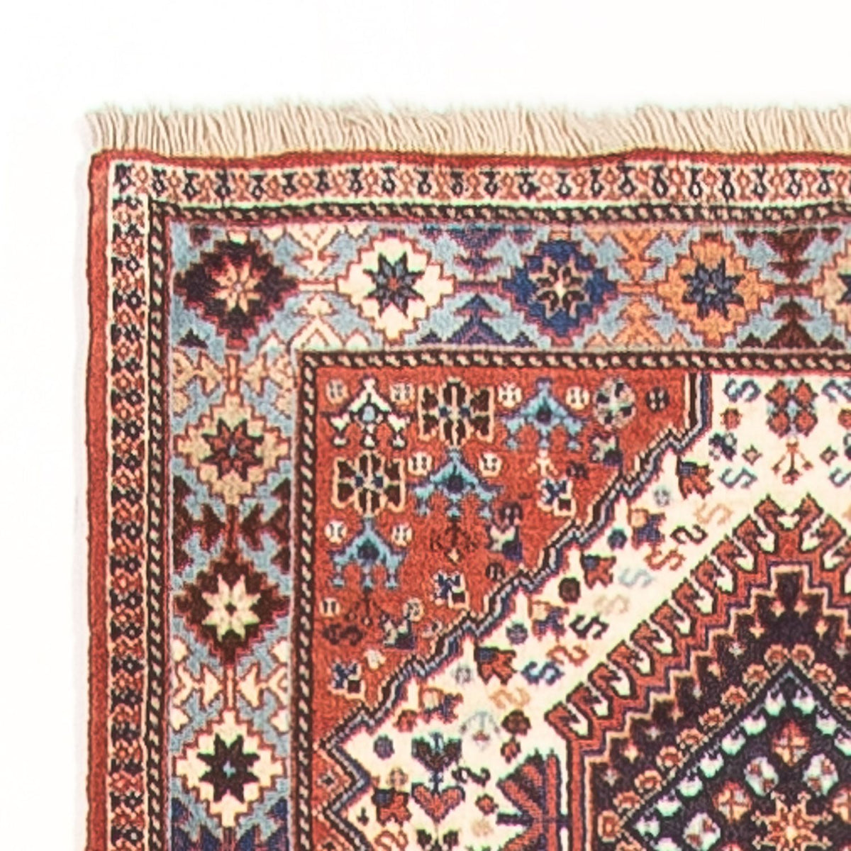 Alfombra de pasillo Alfombra persa - Nómada - 398 x 82 cm - crema