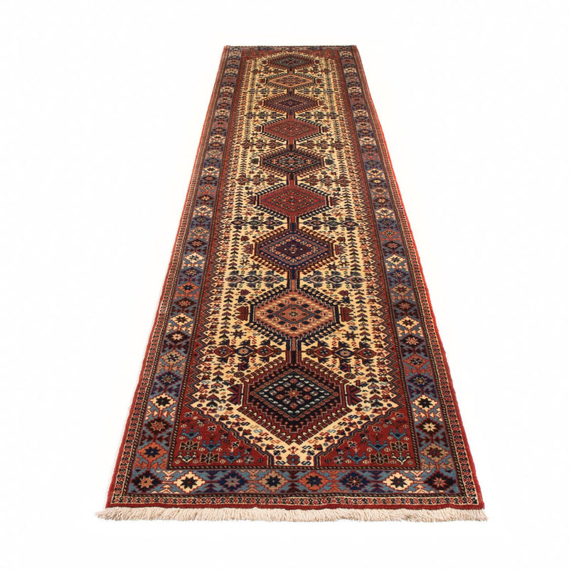 Alfombra de pasillo Alfombra persa - Nómada - 398 x 82 cm - crema