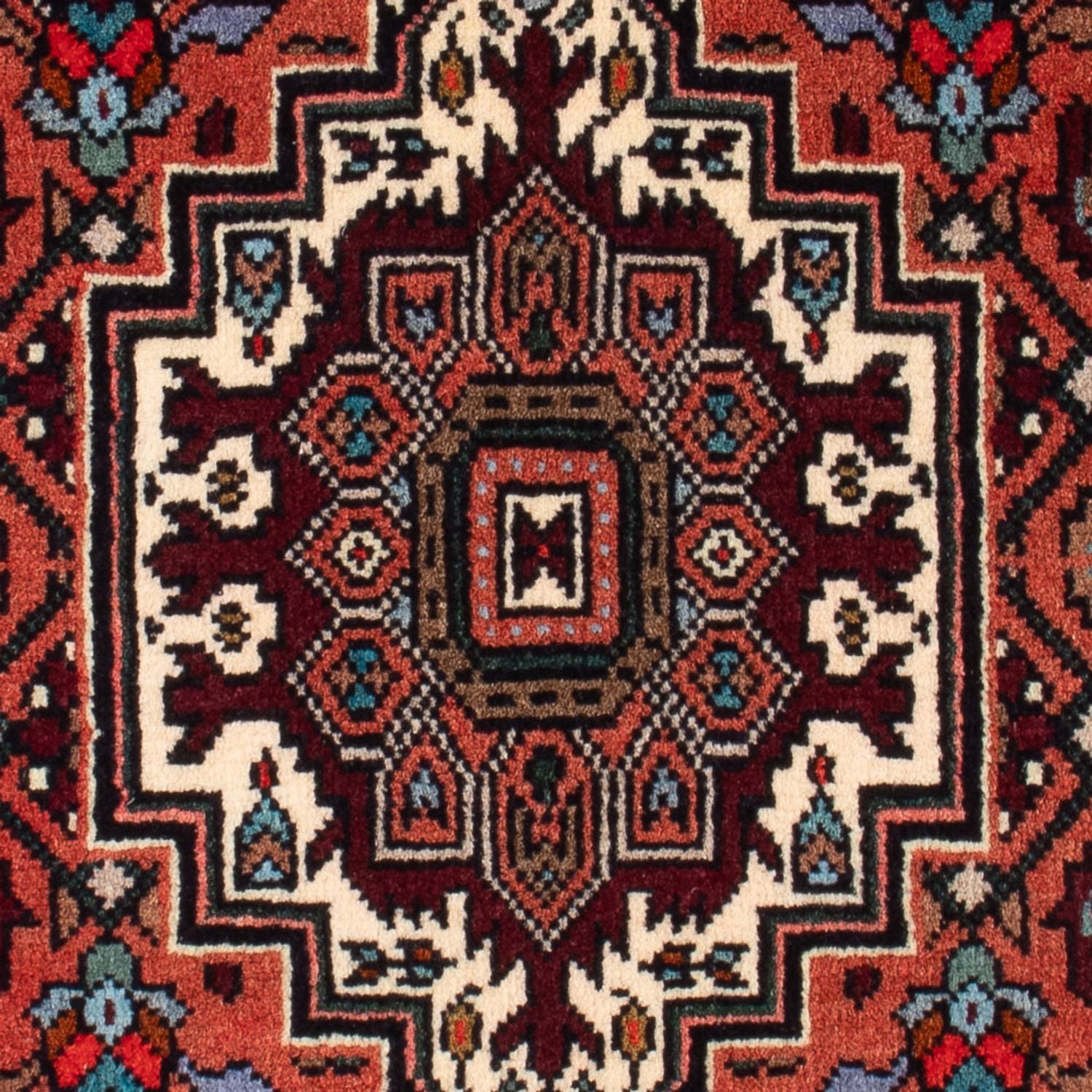 Alfombra persa - Nómada - 90 x 54 cm - rojo