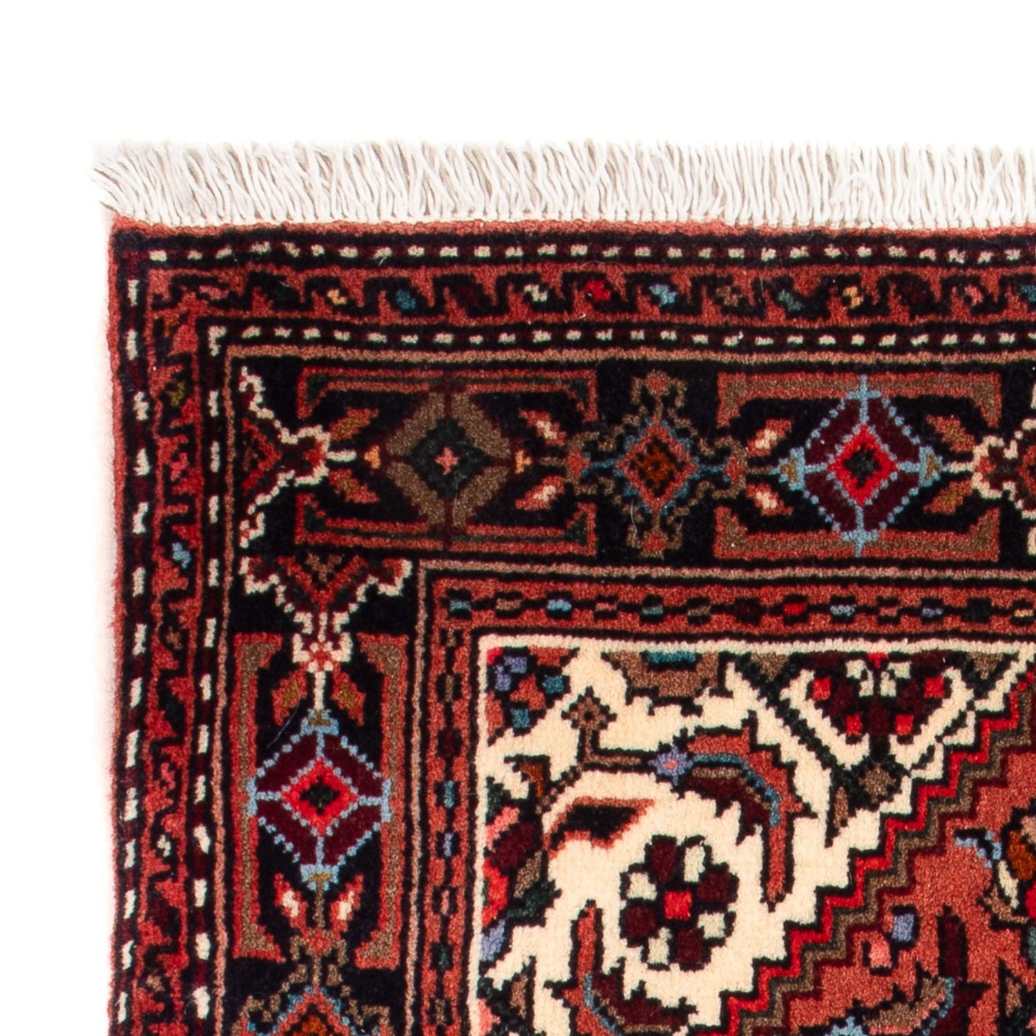 Alfombra persa - Nómada - 90 x 54 cm - rojo