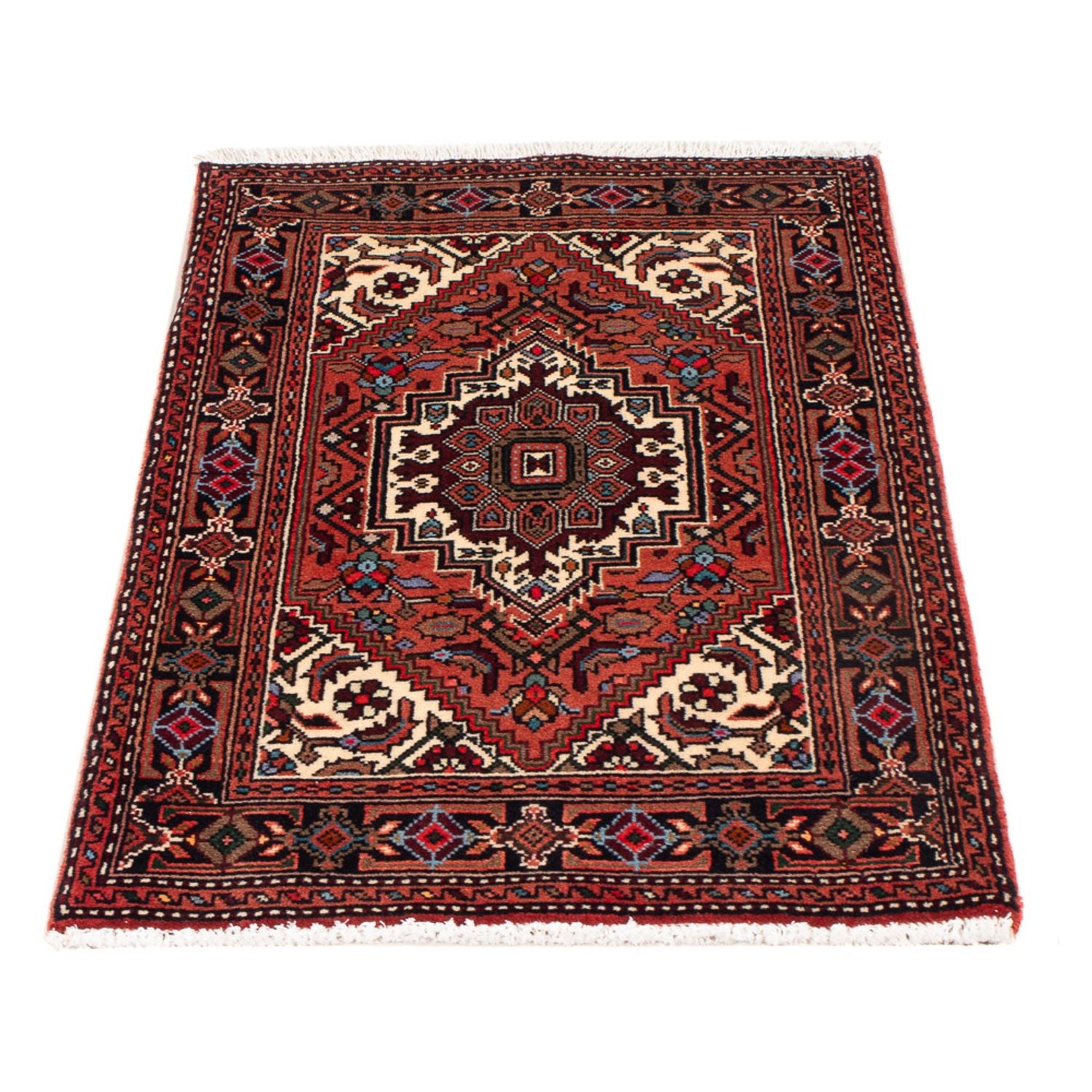 Alfombra persa - Nómada - 90 x 54 cm - rojo