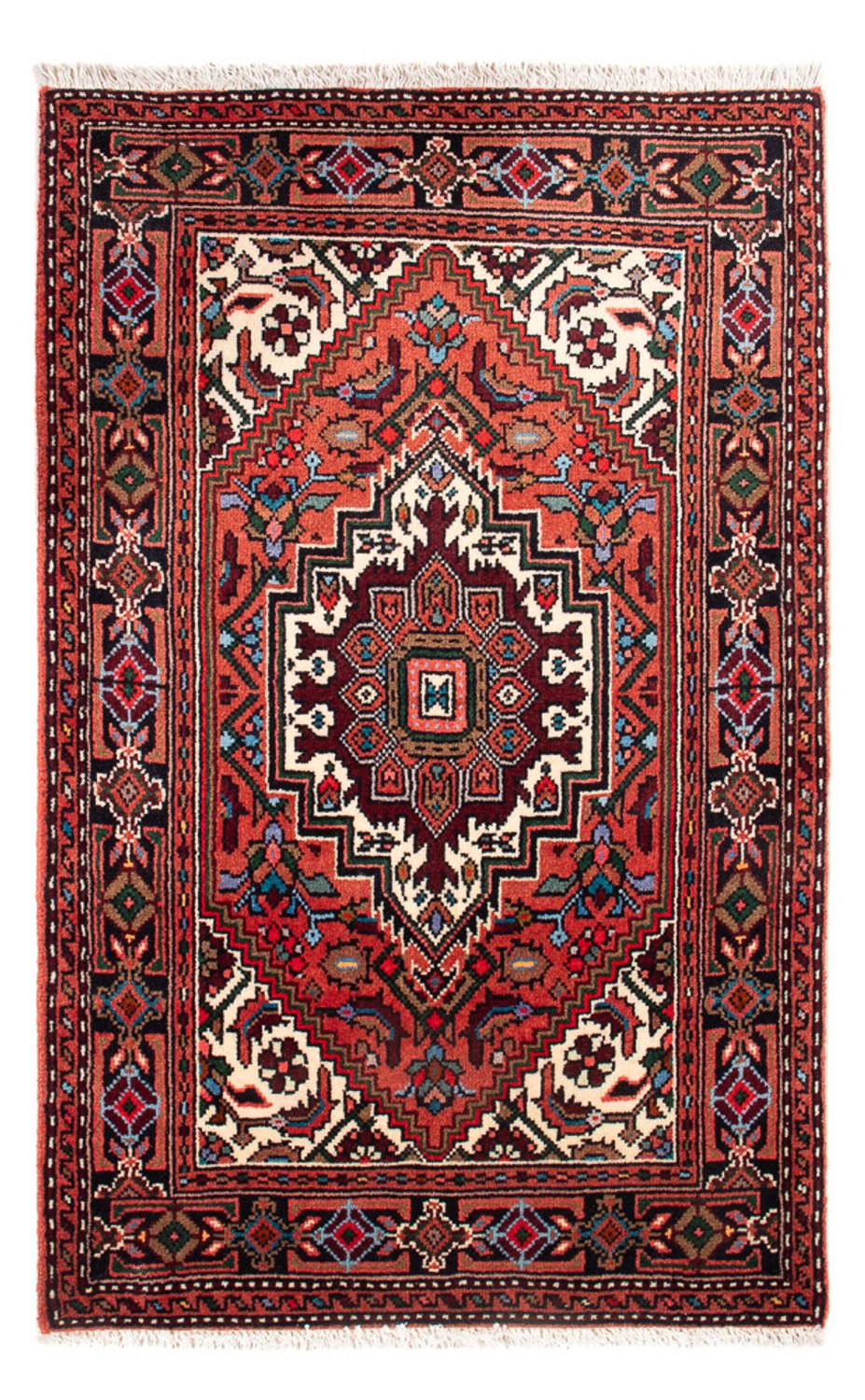 Alfombra persa - Nómada - 86 x 53 cm - rojo