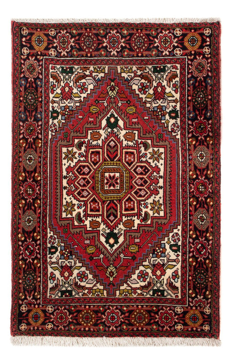 Alfombra persa - Nómada - 90 x 61 cm - rojo