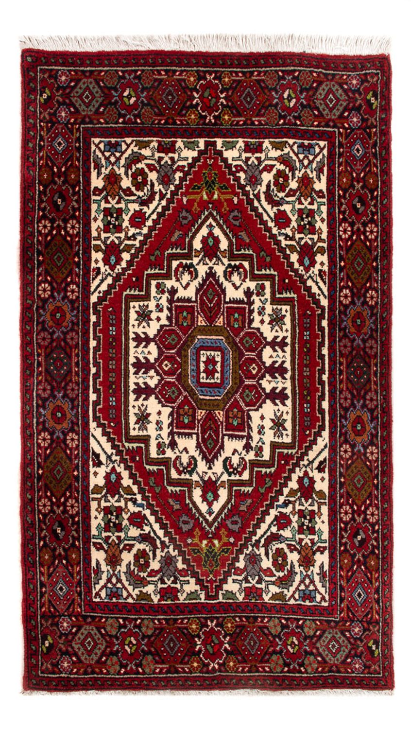 Alfombra persa - Nómada - 102 x 60 cm - crema