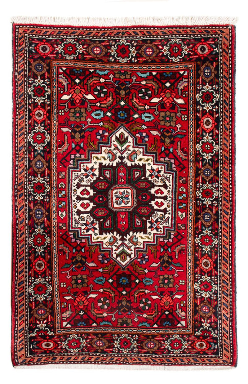 Alfombra persa - Nómada - 90 x 60 cm - rojo