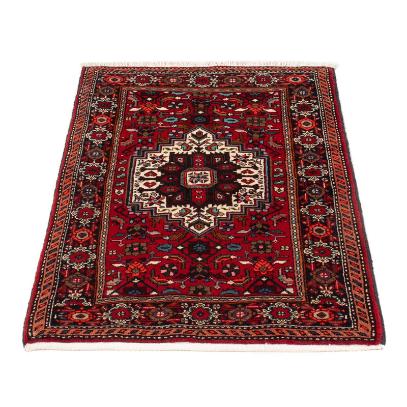 Alfombra persa - Nómada - 90 x 60 cm - rojo