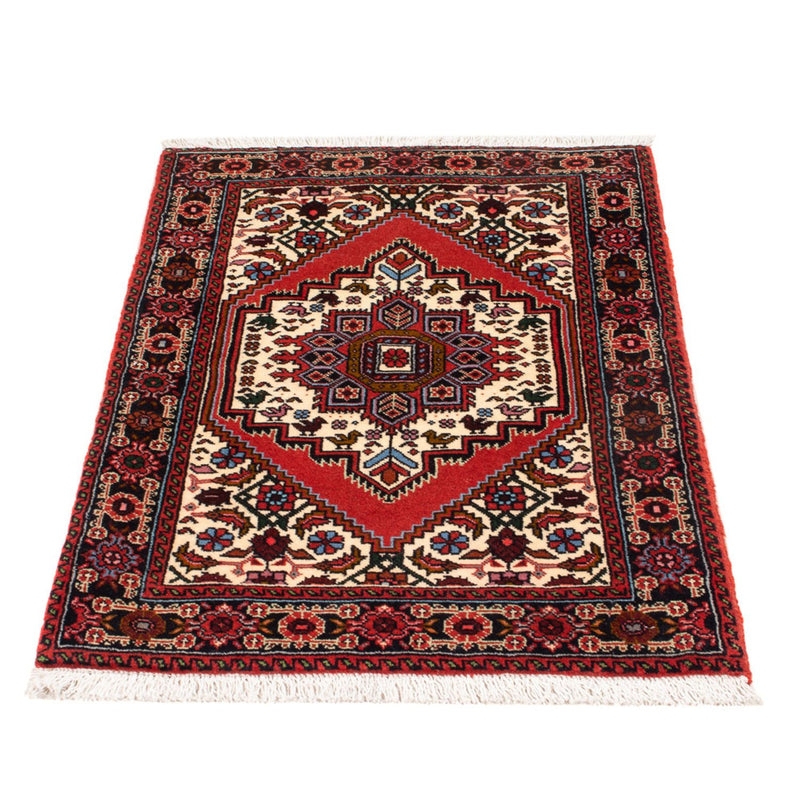 Alfombra persa - Nómada - 90 x 60 cm - rojo
