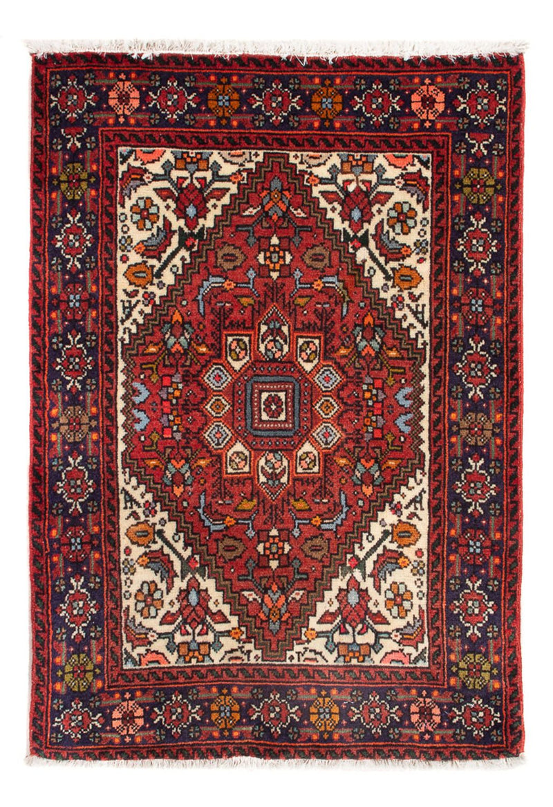 Alfombra persa - Nómada - 73 x 51 cm - crema