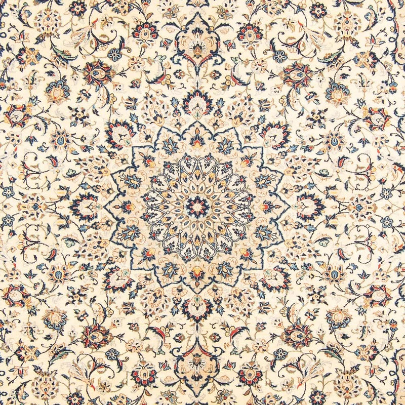 Alfombra persa - Keshan - 299 x 212 cm - crema