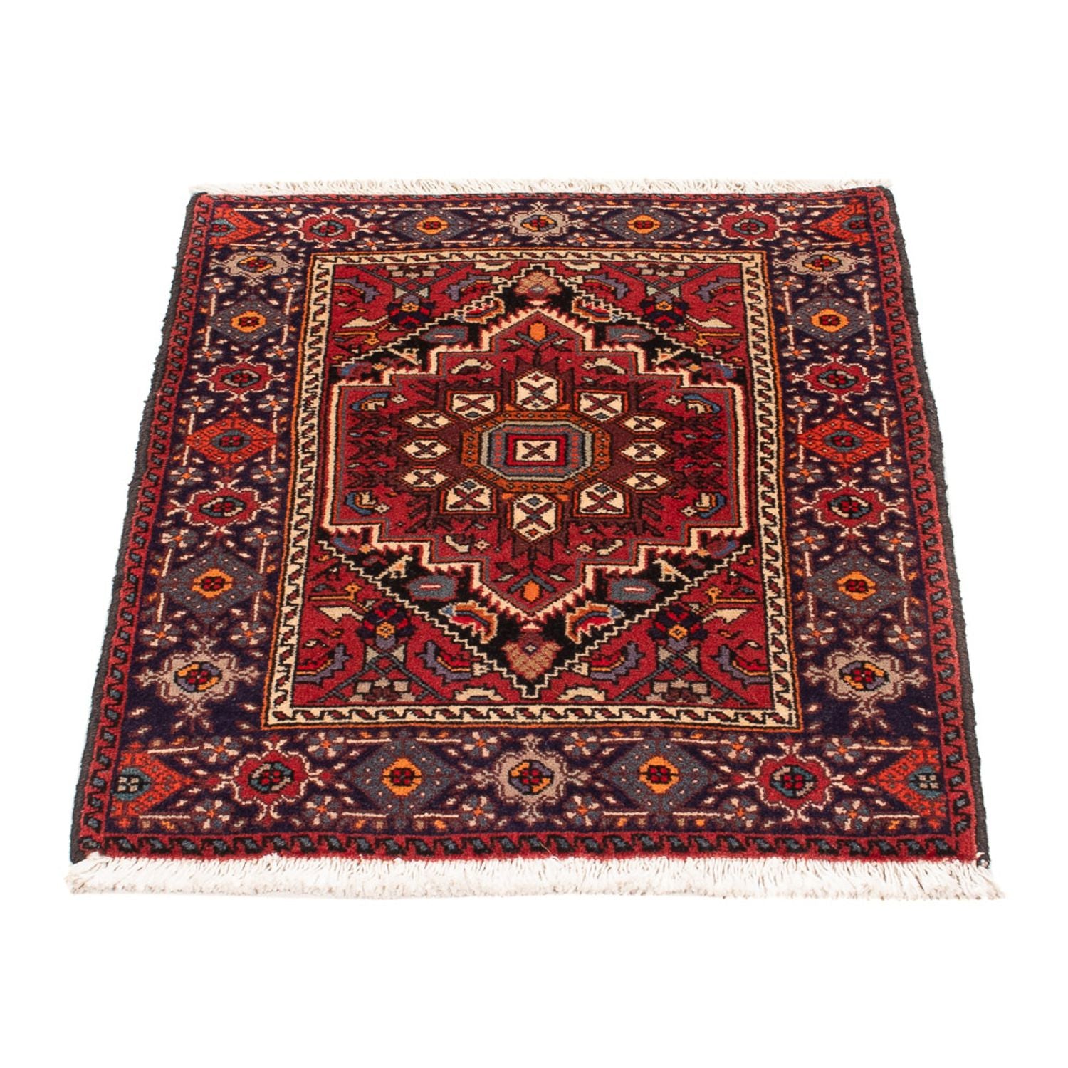Alfombra persa - Nómada - 60 x 40 cm - rojo