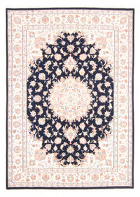 Alfombra Persa - Tabriz - Real - 235 x 170 cm - azul oscuro