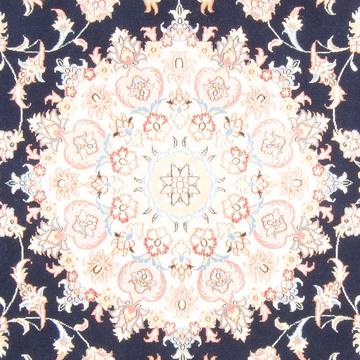 Alfombra Persa - Tabriz - Real - 235 x 170 cm - azul oscuro