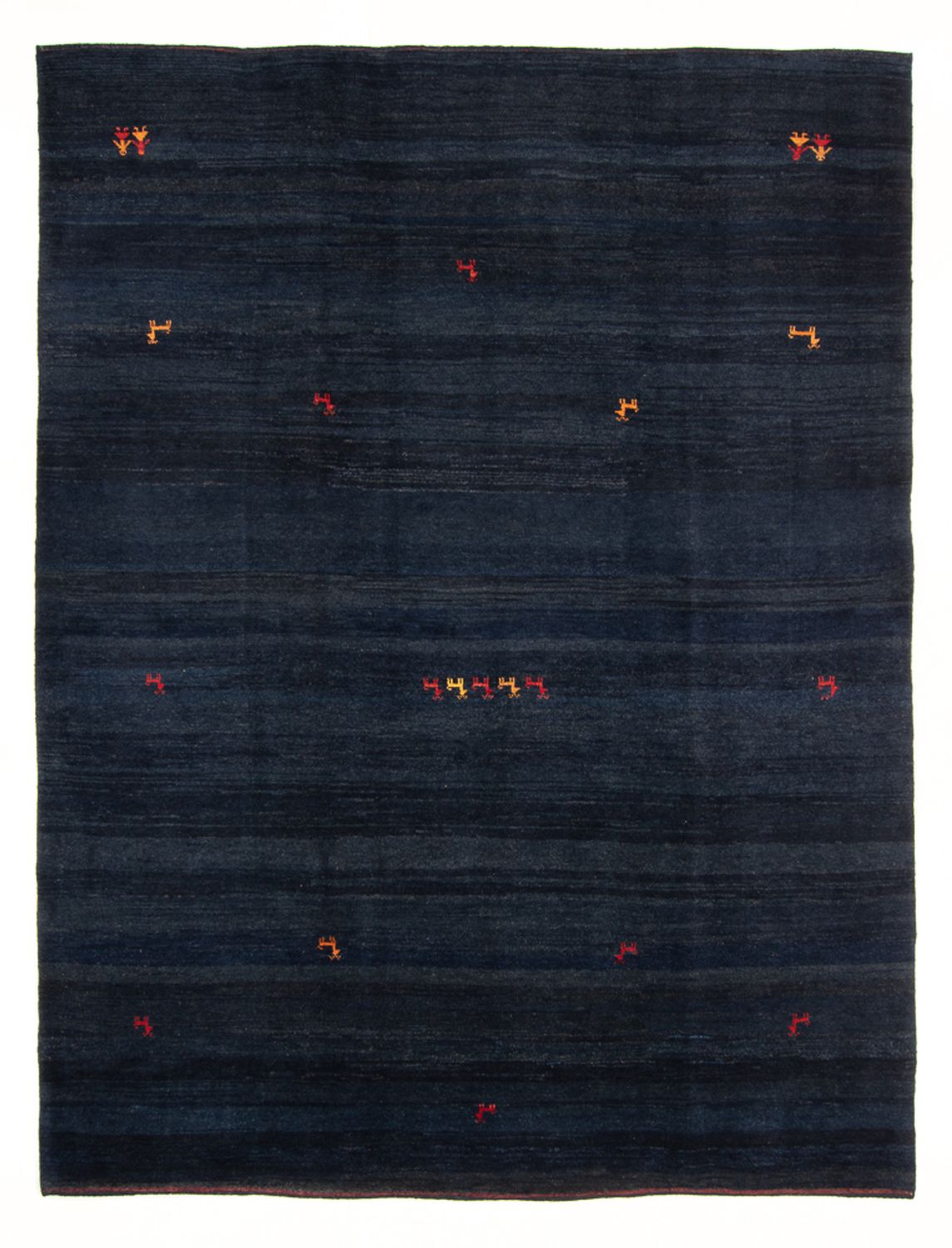 Alfombra Gabbeh - Persa - 291 x 226 cm - azul oscuro