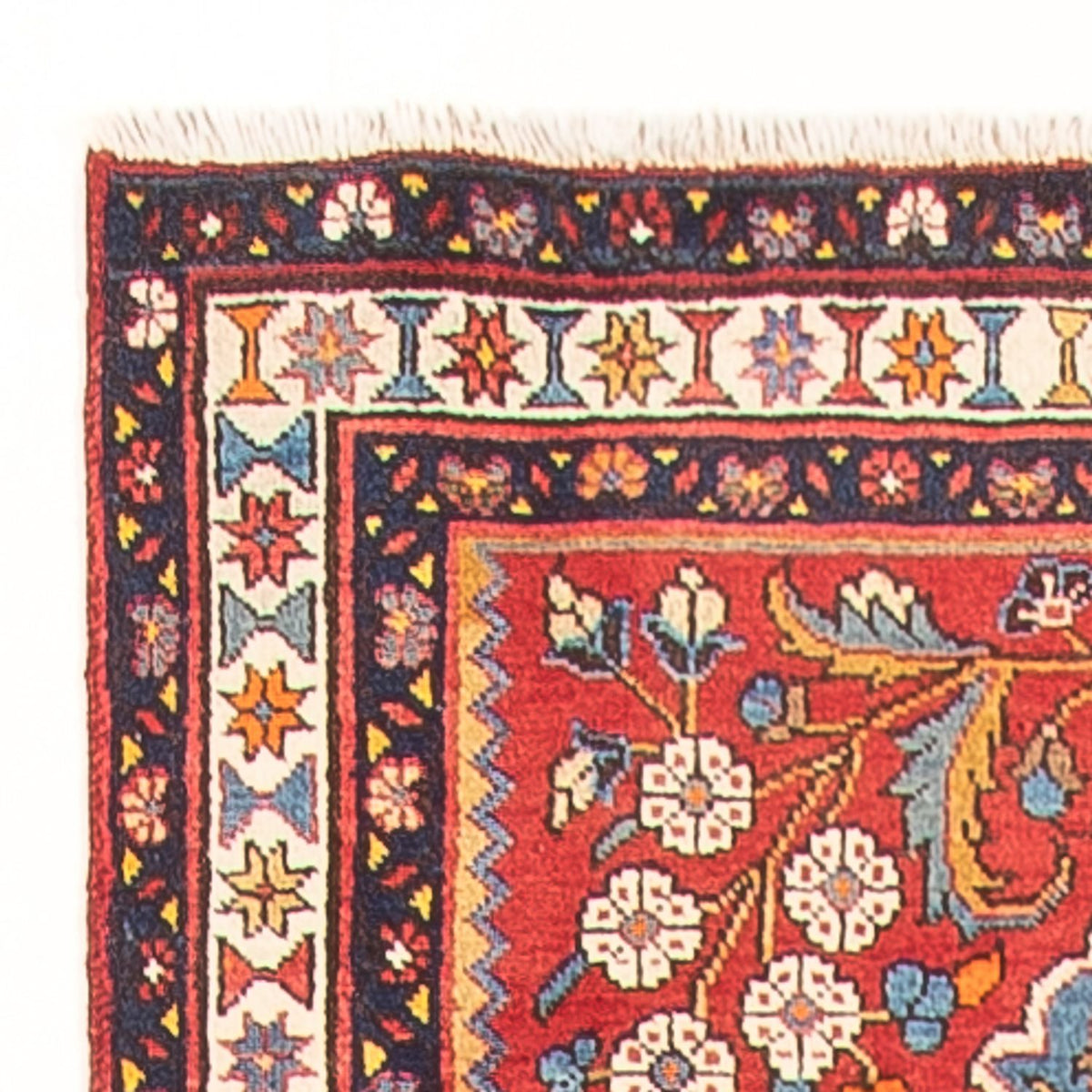 Alfombra de pasillo Alfombra persa - Nómada - 422 x 113 cm - crema